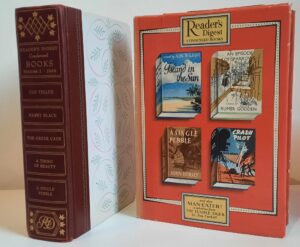 Two Reader’s Digest Condensed Books editions, both containing John Hersey’s novella A Single Pebble.