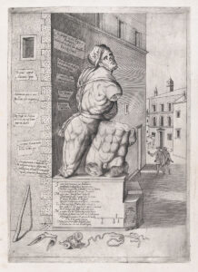 Pasquino, printed by Nicolas van Aelst, after Antonio Salamanca, c.1600.